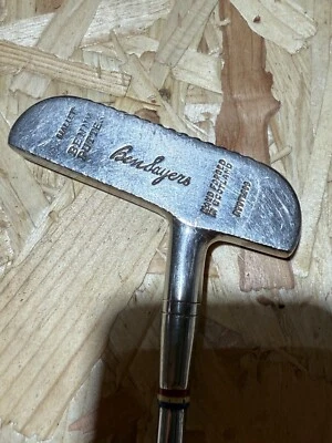 Ben Sayers Benny Putter Hickory Shafted 34" with leather wrap grip - Image 1 of 4