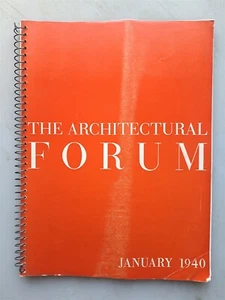 The Architectural Forum Magazine January 1940 Issue Rockefeller Center Bldg, NCR - Picture 1 of 5