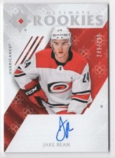 2019-20 Upper Deck Ultimate Collection Update 2018-19 Jake Bean Auto 249/299