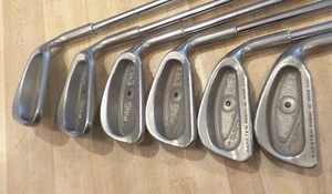 PING EYE 2 Black Dot SET of 6 Irons 2-4-5-6-8-9-Steel Shaft-Same Serial No's - Picture 1 of 24