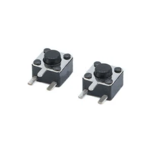 4.5mmX4.5Xmm3.8mm Momentary Tactile SPST Push Button Switch Right Angle 3-Pins - Picture 1 of 5