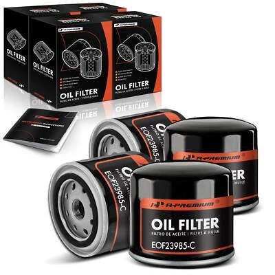 4Pcs Engine Oil Filter for Chevrolet Corvette Eagle Mitsubishi Peugeot 10K Miles - Image 1 of 4