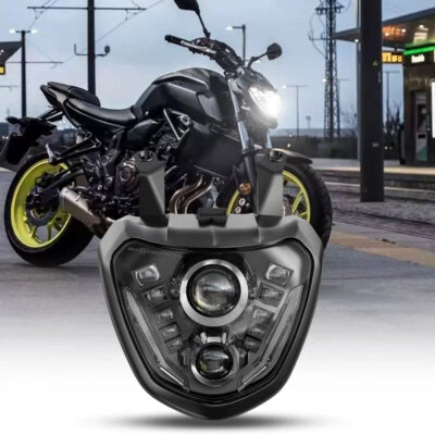 Faro LED DRL para Yamaha MT07 FZ07 FZ-07 MT-07 2014-17 haz alto y bajo Foto 1 de 4