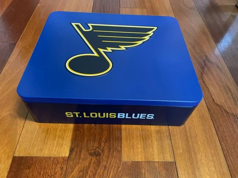 St. Louis Blues 2021 Season Ticket Holder STH Binnington Gaiter, Box, CleanKey! Cover