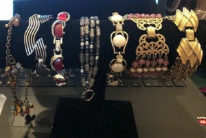 VINTAGE NACHLASS KONVOLUT 7 VERSCHIEDENE EINZIGARTIGE ARMBÄNDER, - Bild 1 von 12