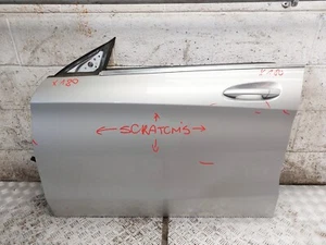 MERCEDES BENZ CLA C117 SALOON DOOR FRONT LEFT PASSENGER SIDE IN SILVER 761 2013 - Picture 1 of 24