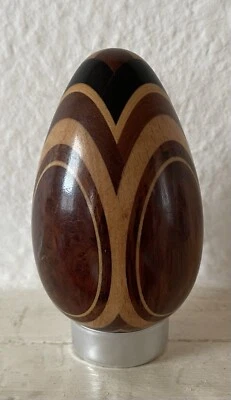 Deko -Ei Intarsien Holz - Bild 1 von 4