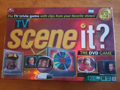 NEW & SEALED Box Scene It TV Edition DVD Trivia Game activity 2005 edition - Image 1 of 4