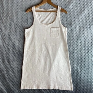 J. Crew Factory Store Women's Ivory Casual Dress / Shirt Medium M - Picture 1 of 15