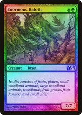 Enormous Baloth FOIL Magic 2010 / M10 NM Green Uncommon MAGIC CARD ABUGames
