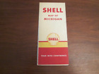Vintage 1946 Shell Oil Co. Road Mao: Michigan