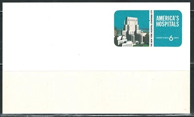 Mint US 6 Cent postal Card (MNH) - Image 1 of 2