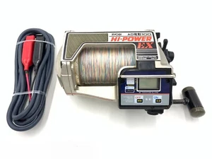 Carrete eléctrico RYOBI AD Dendou 100 HI POWER EX juego grande trolling EXCELENTE 2771 - Imagen 1 de 13