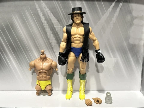 WWE Mattel Legends Elite Cowboy Bob Orton & Ric Flair Parts Fodder Accessories Cover