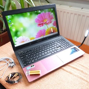Asus K55 Pink Lady 15 Zoll l 8GB RAM NEU l Windows 11 PRO 750 l TURBO i5 GeForce - Bild 1 von 14