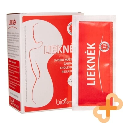 LIEKNĖK Pulver 30 Päckchen Körper Gewicht Kontrolle Ergänzung Glucomannan - Bild 1 von 4