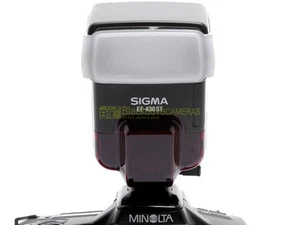 Minolta AF flash Sigma EF 430 ST TTL x reflex a pellicola, manuale x digitali - Imagen 1 de 1