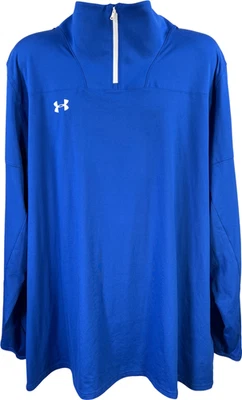 Camisa deportiva suéter Under Armour HeatGear holgada calce 1/4 cremallera para hombre - 4XL Foto 1 de 4