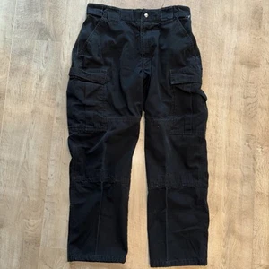 511 Tactical Herren Cargohose 31x28 schwarz TAC-105c Ripstop Utility Workwear J2 - Bild 1 von 14