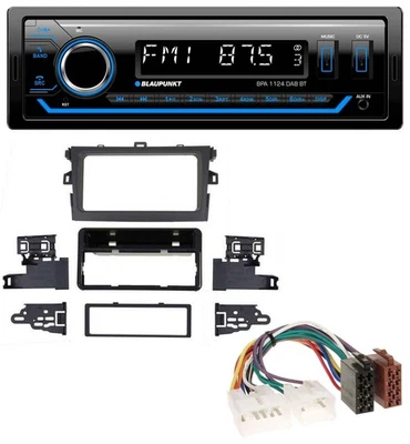 Blaupunkt Bluetooth USB DAB MP3 Autoradio für Toyota Corolla 2009-2012 silber - Bild 1 von 4