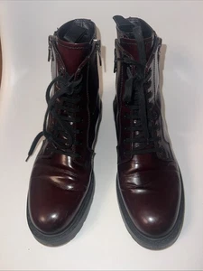 Stiefeletten, Damen , Prada Gr. 37.5 Bordeaux - Bild 1 von 6