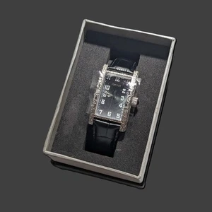 Heritor Automatik Jefferson Uhr silber schwarz HERHR8801 rechteckiges Zifferblatt - Bild 1 von 8