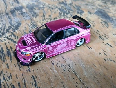 Jada Opción D Mitsubishi Lancer Evolution Evo VI 1:64 Rosa Metálico Foto 1 de 4