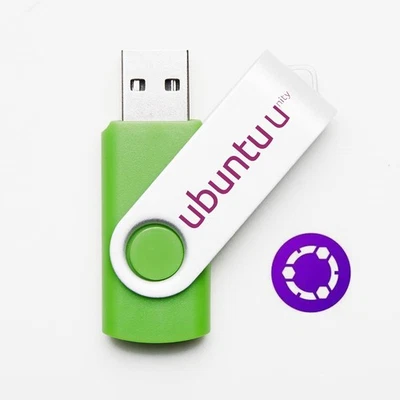 Pen Drive USB con Ubuntu Unity 24.04.2 LTS - Desktop OS multilingue Linux - Imagen 1 de 2