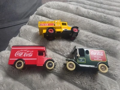  Lot Of 3 Lledo Days Gone Ford  Trucks Coca-Cola - Image 1 of 4