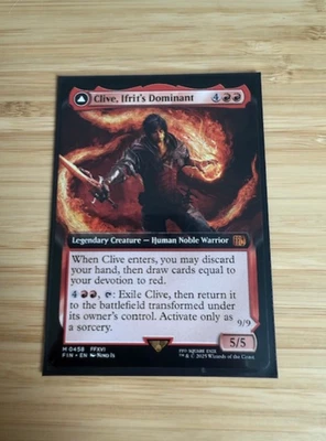 Magic the Gathering: Clive, Ifrit's Dominant (Extended Art) Final Fantasy Reg NM - Image 1 of 2