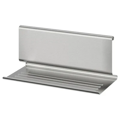 IKEA KUNGSFORS Tablet Stand Stainless Steel Rail or Counter Use 10¼×4¾ In - Image 1 of 4