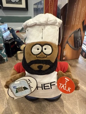 Peluche South Park 9” Talking Chef 1998 probado y funciona muy bien, nuevo con etiquetas Foto 1 de 4