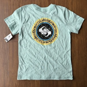 Quiksilver Omni Circle T-Shirt Kinder Jugend 4T Türkis Kurzarm Surf Strand - Bild 1 von 9