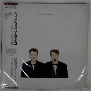 PET SHOP BOYS ACTUALLY EMI RP285507 Japan PROMO VINYL LP+7 - Picture 1 of 3