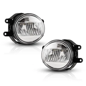 LED Fog Light Kit With Clear Lens Fits Lexus and Toyota - Picture 1 of 6