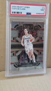 Panini Select WNBA 2024 Caitlin Clark #72 Rookie RC PSA 9 como nuevo - Imagen 1 de 7