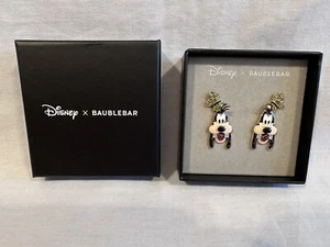NEW Disney x Baublebar Goofy Earrings Sparkle Enamel Colorful Studs - Picture 1 of 2