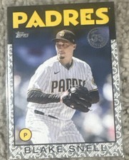 2021 Topps Blake Snell  70/70 70th Anniversary Platinum #86B-40 Padres