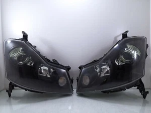 JDM Nissan Fuga Y50 Infiniti M35 M45 Pre Facelift HID BLACK Headlight Lamp 04-09 - Picture 1 of 12