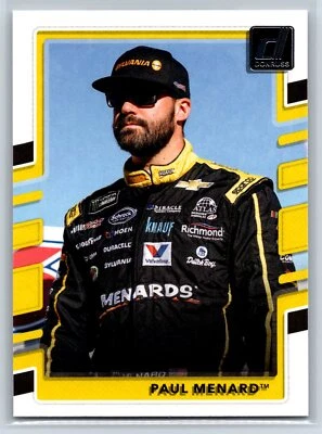 2018 Donruss Paul Menard #58 - Image 1 of 2