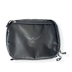 Osprey Bluesign Product Black Handbag Pocket Zip Around Transporter Toiletry Kit - Picture 1 of 12