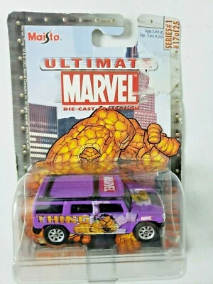 MAISTO Ultimate Marvel Series #1 (#17 of 25) Thing Die Cast Car HUMMER H2 SUV  - Image 1 of 4