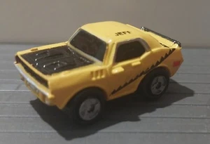 Micro Machines JEFF Barracuda Yellow 1971 Vintage 1980s Galoob HTF RARE - Picture 1 of 5