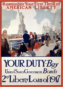 10391.Decor Poster.Wall Room interior.Your first thrill of American liberty - Picture 1 of 1
