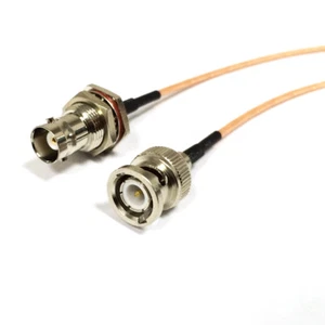 Extension cable BNC male to female connector RF adapter pigtail cable RG316 1M - Picture 1 of 3