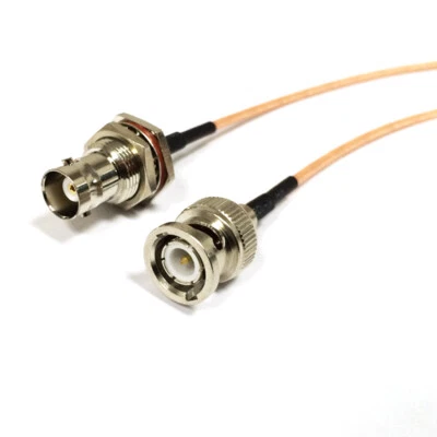 Extension cable BNC male to female connector RF adapter pigtail cable RG316 1M - Image 1 of 3