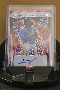 2022 Leaf Metal Junior Caminero RC Auto 3/6 Diamond Wonders DWJC-1 - Bild 1 von 2