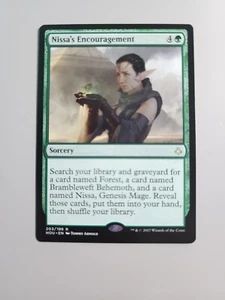 MTG Nissa's Encouragement Hour of Devastation 203/199 Regular Rare - Picture 1 of 1
