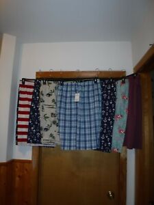 Men's Sleep Shorts ,XXL,XLT,XL,M,Croft & Barrow Multi Color ,100% cotton NWT