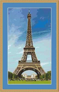 The Eiffel Tower Cross Stitch Kit - Picture 1 of 2